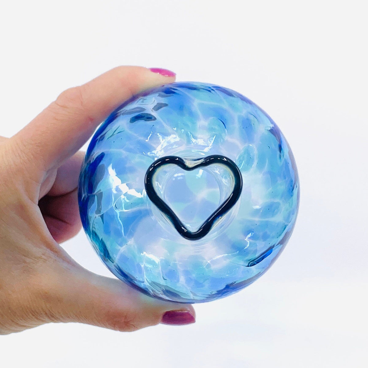 Daily Pumpkin 3603 Heart Vase Gabby Henrietta Glass 