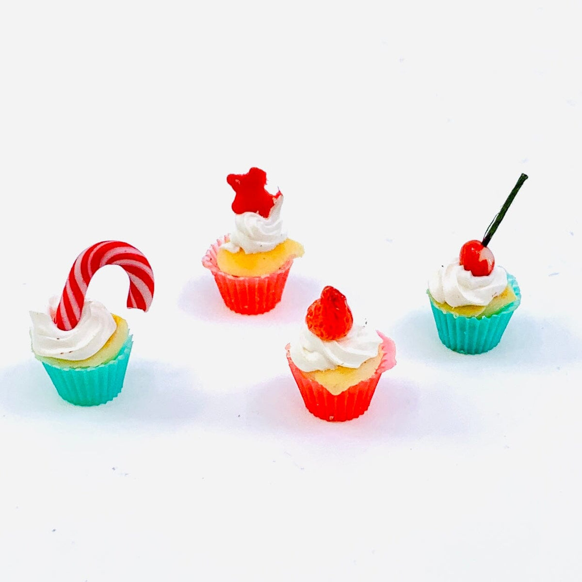 Tiniest 4 Piece Cupcake Set Miniature - 