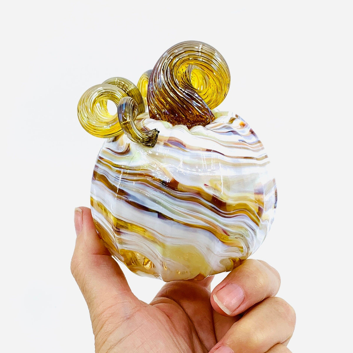 Daily Pumpkin 2882 Mini Gabby Luke Adams Glass Blowing Studio 