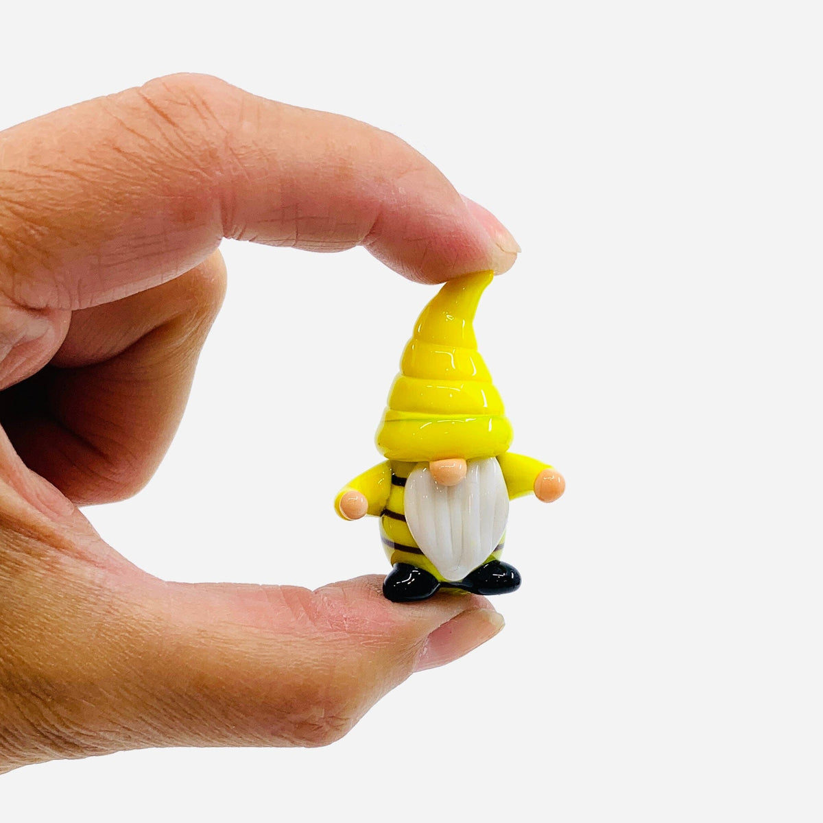 Glass Worker Bee Gnomes Miniature Alex 