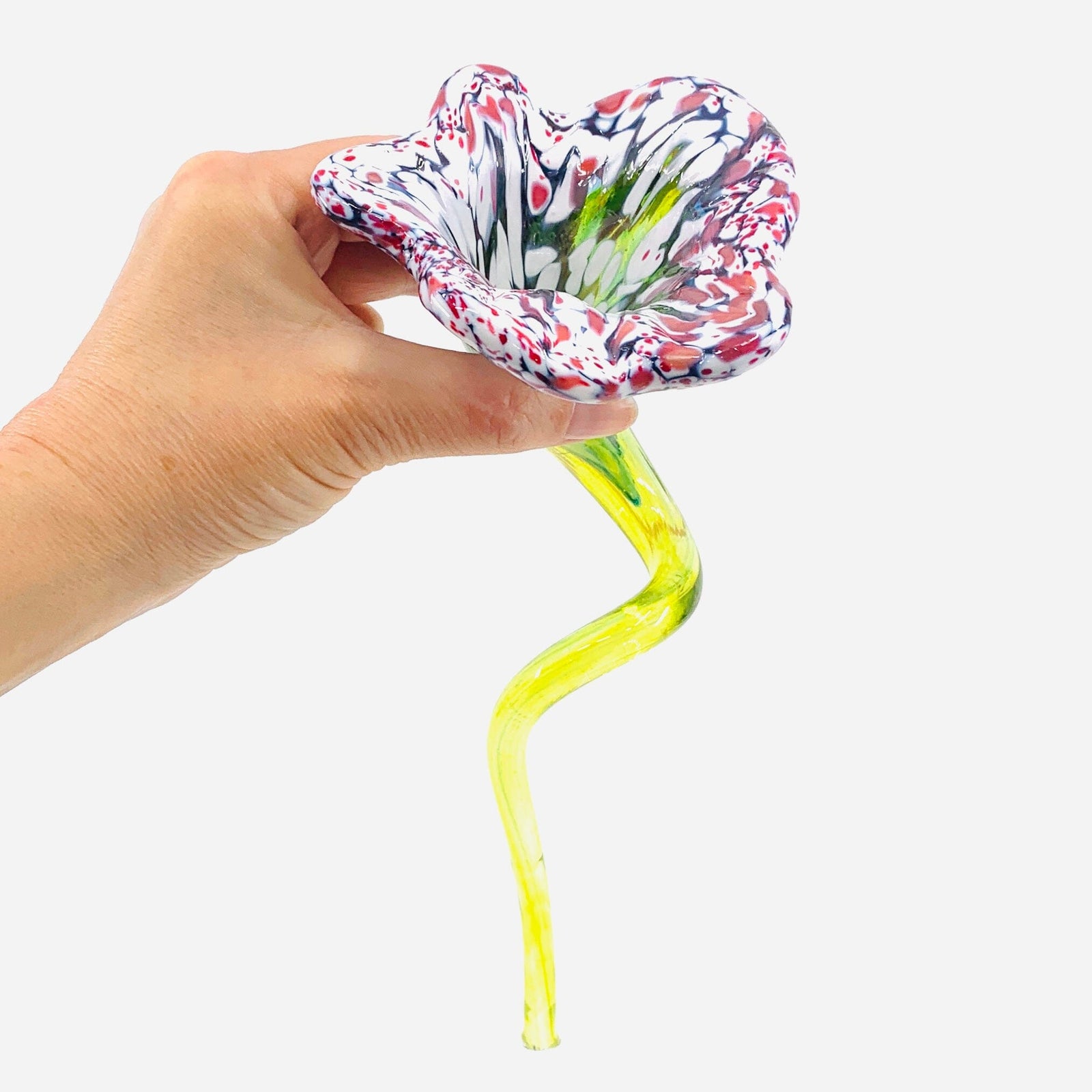 Pulled Glass Flower 91 Decor Luke Adams Glass Blowing Studio 