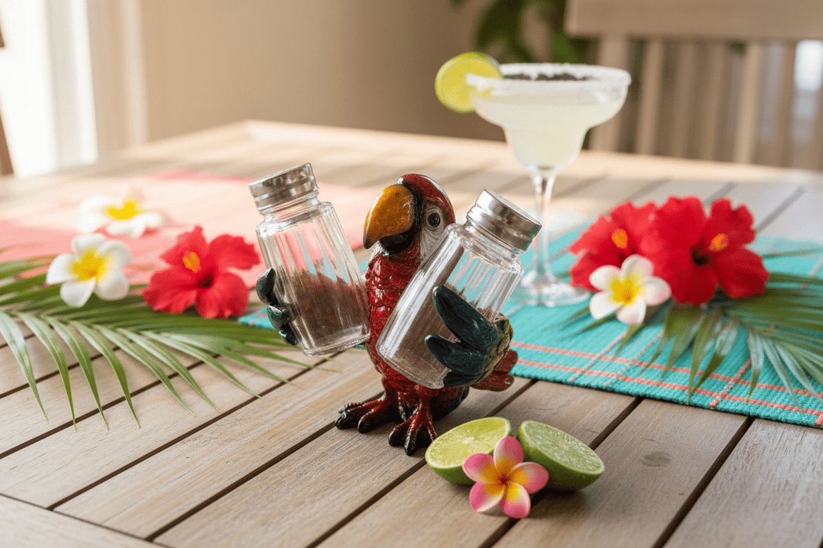 Parrot Salt and Pepper Shaker Chesapeake Bay 