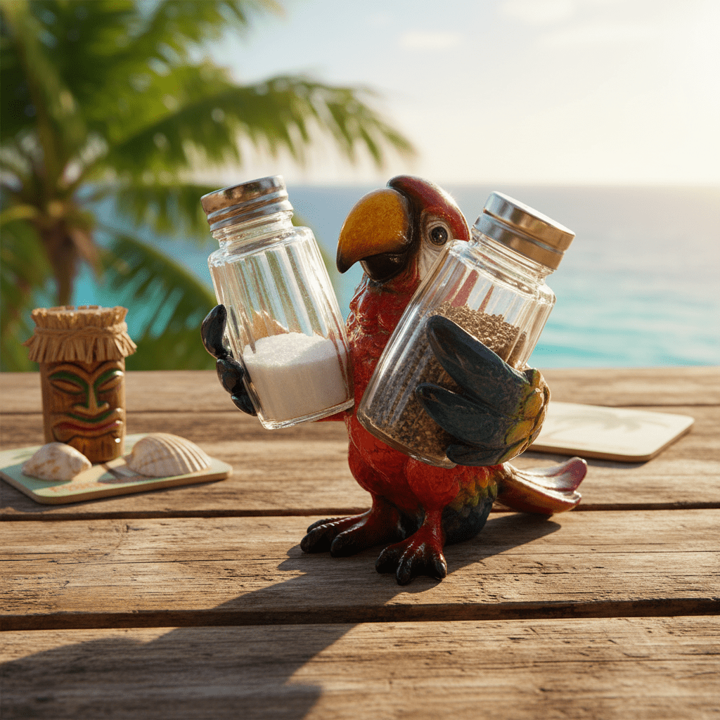 Parrot Salt and Pepper Shaker Chesapeake Bay 