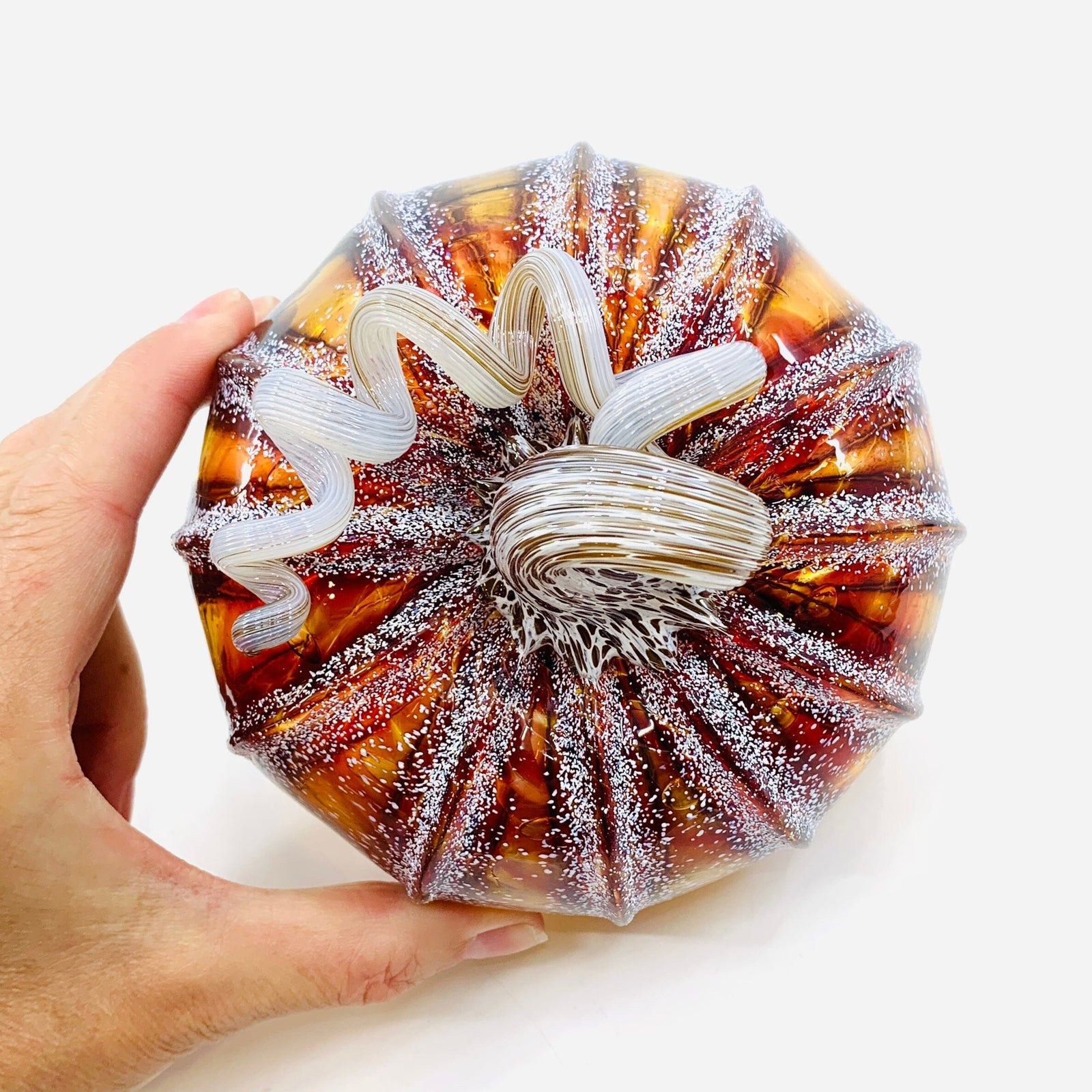 Daily Pumpkin 1606 Cupcake Squat Gabby Luke Adams Glass Blowing Studio 