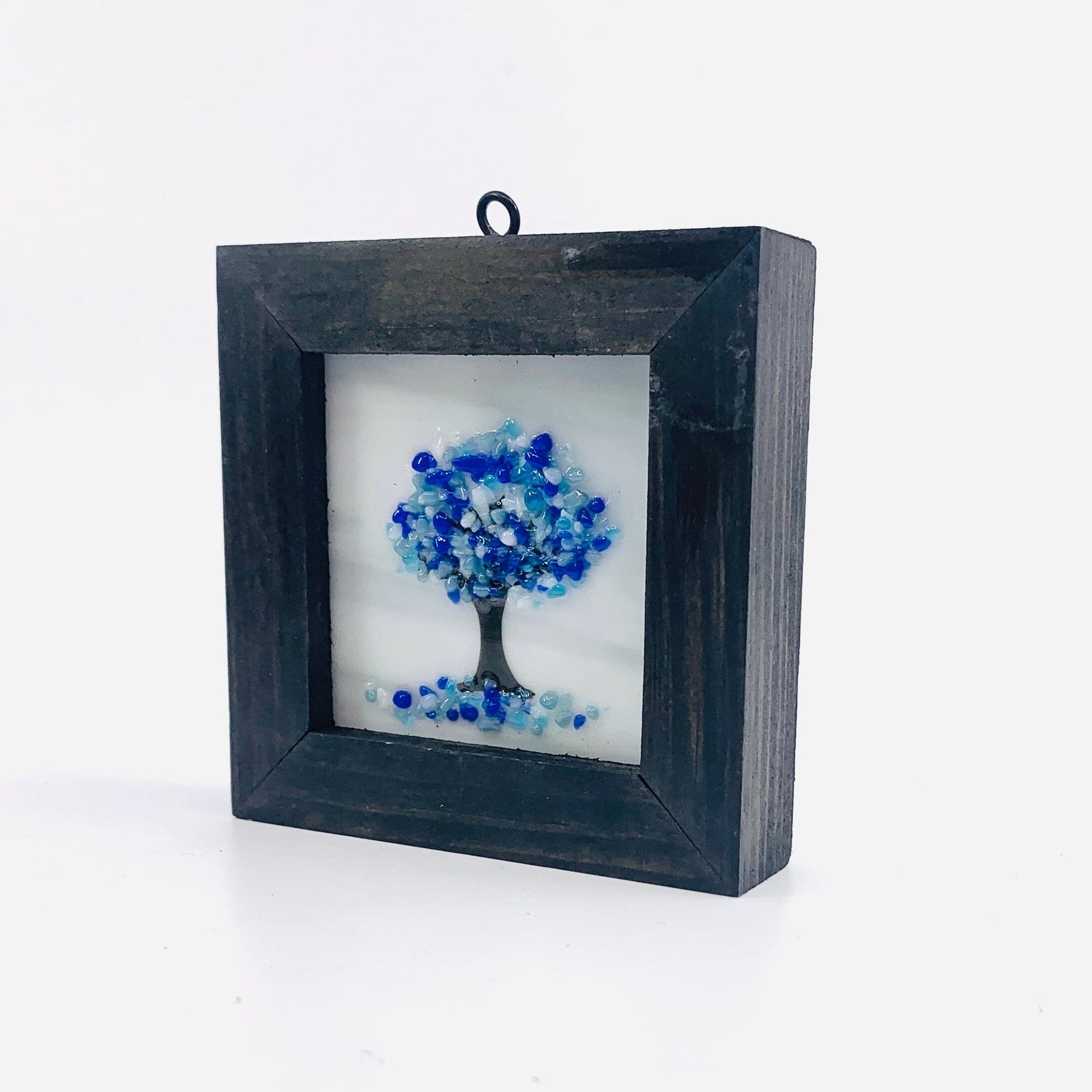 Fused Glass Tree of Life Shadow Box 27 Decor Glimmer Glass Gifts 