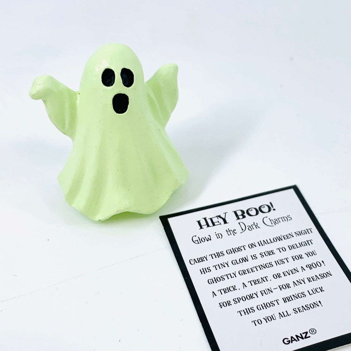 Hey Boo Glow in the Dark Charm - PT 140 GANZ 