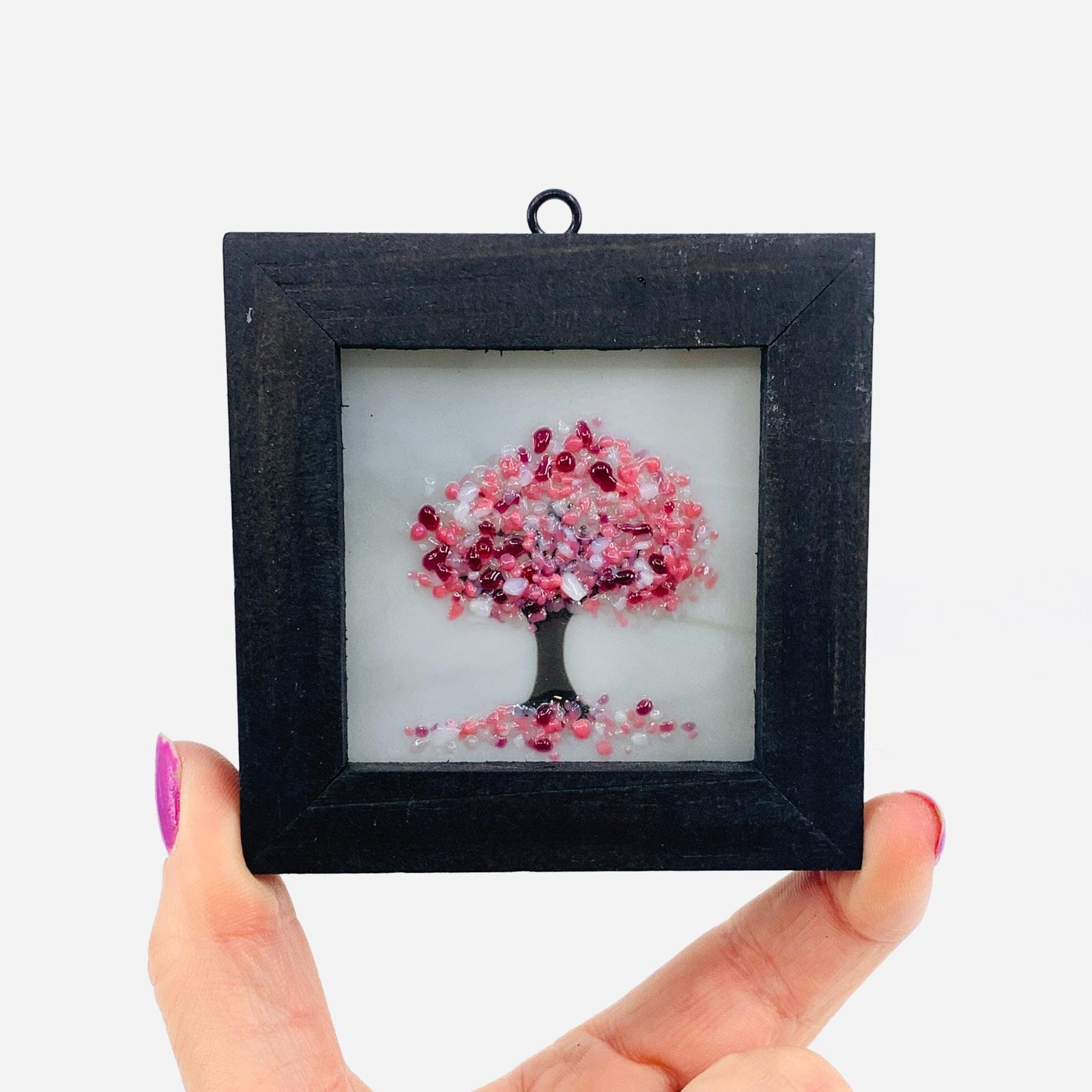 Fused Glass Tree of Life Shadow Box 119 Decor Glimmer Glass Gifts 