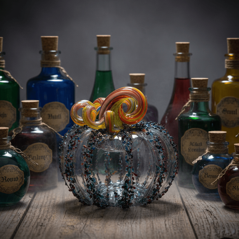 Daily Pumpkin 2730 Squat Gabby Luke Adams Glass Blowing Studio 