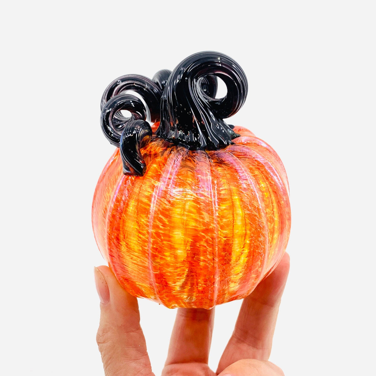 Daily Pumpkin 1347 Mini Daily Pumpkin Luke Adams Glass Blowing Studio 