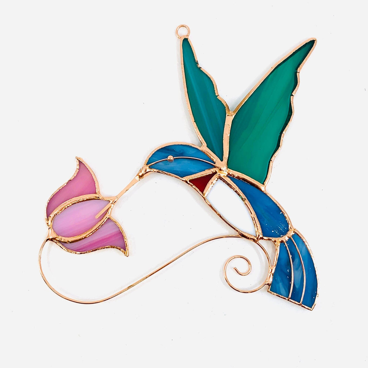 Stained Glass Suncatcher, Hummingbird Ornament Gift Essentials 