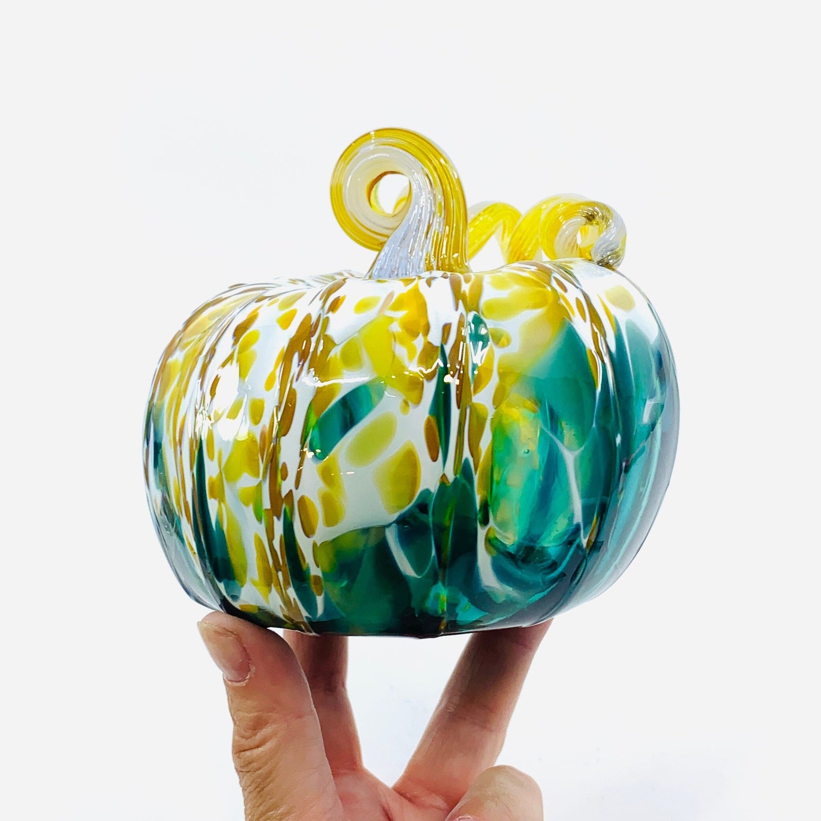 Daily Pumpkin 2154 Oops Squat Gabby Luke Adams Glass Blowing Studio 