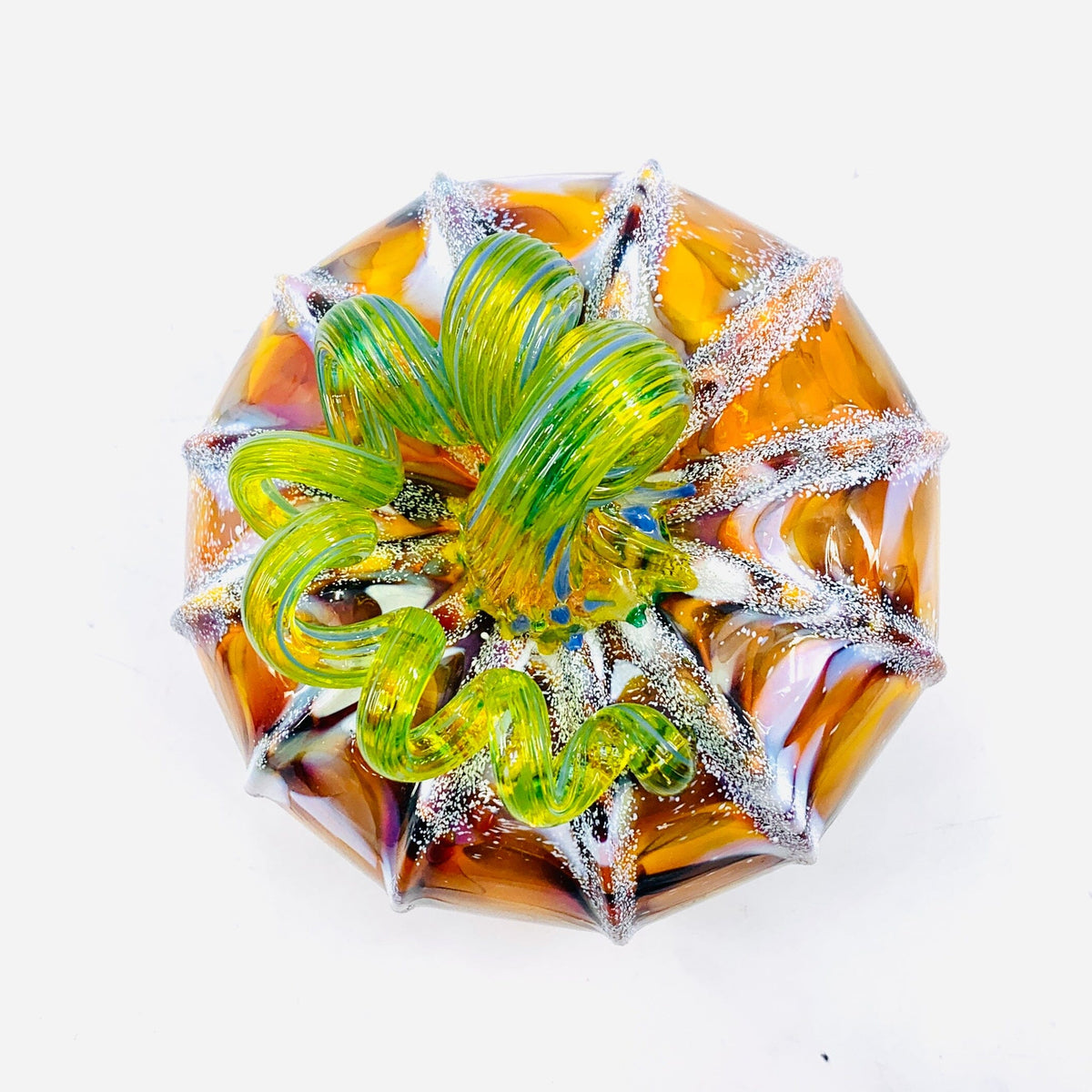 Orange Blossom, The Giving Pumpkin Gabby Luke Adams Glass Blowing Studio 
