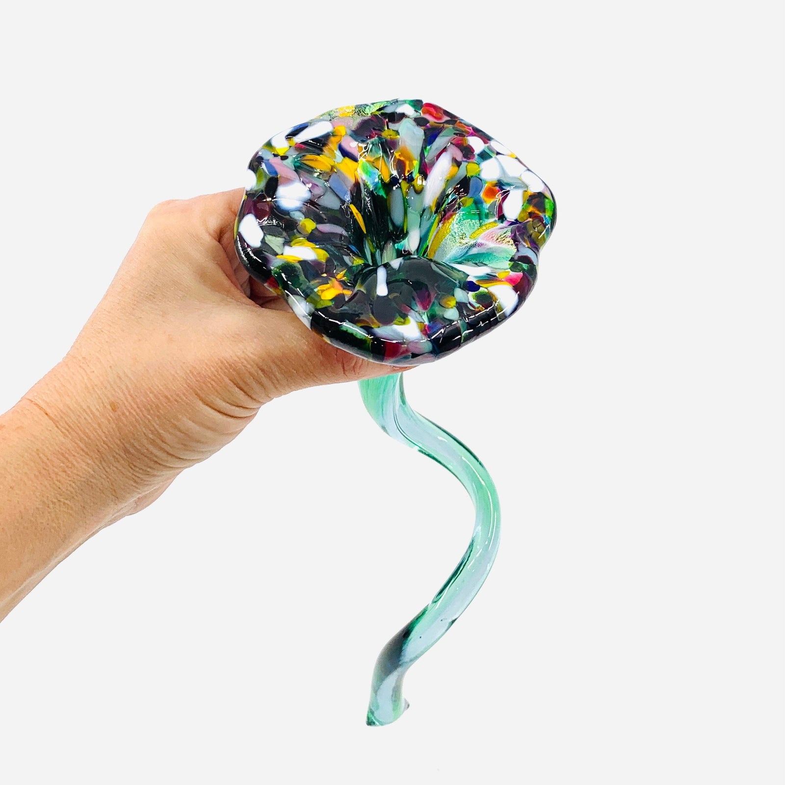 Pulled Glass Flower 41 Decor Luke Adams Glass Blowing Studio 