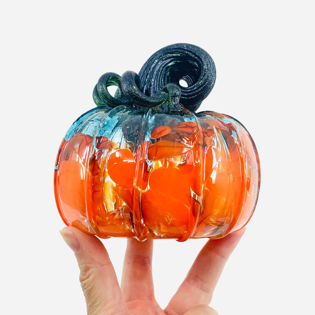 Daily Pumpkin 2990 Oops Squat Gabby Luke Adams Glass Blowing Studio 