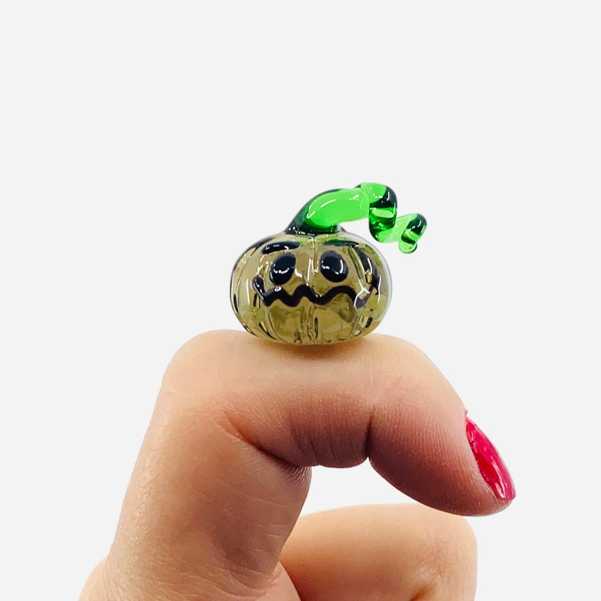 Glow In The Dark Jack - O - Lantern Pocket Charm PT189 Miniature GANZ Grey 