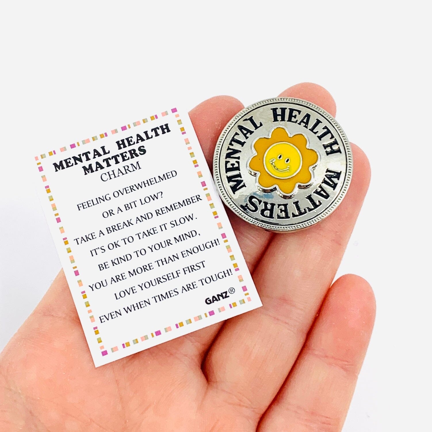 Mental Health Charm - PT157 Miniature GANZ 