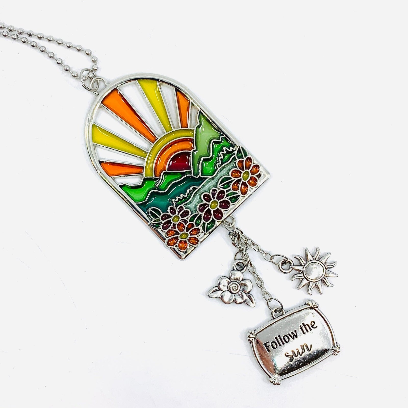 Sunshine Enamel Car Charm Ornament GANZ 