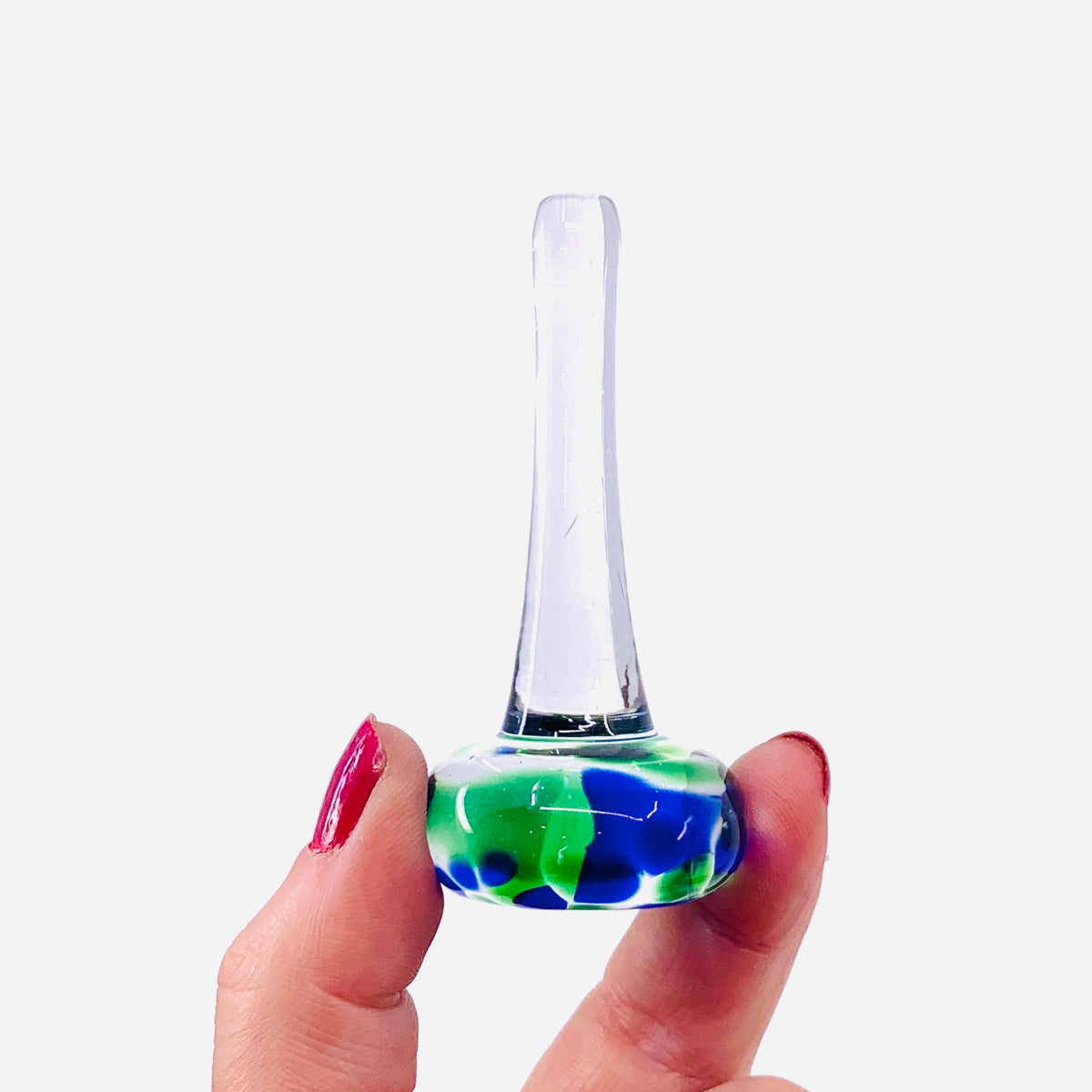 Artisan Glass Ring Holder, 14 Confetti