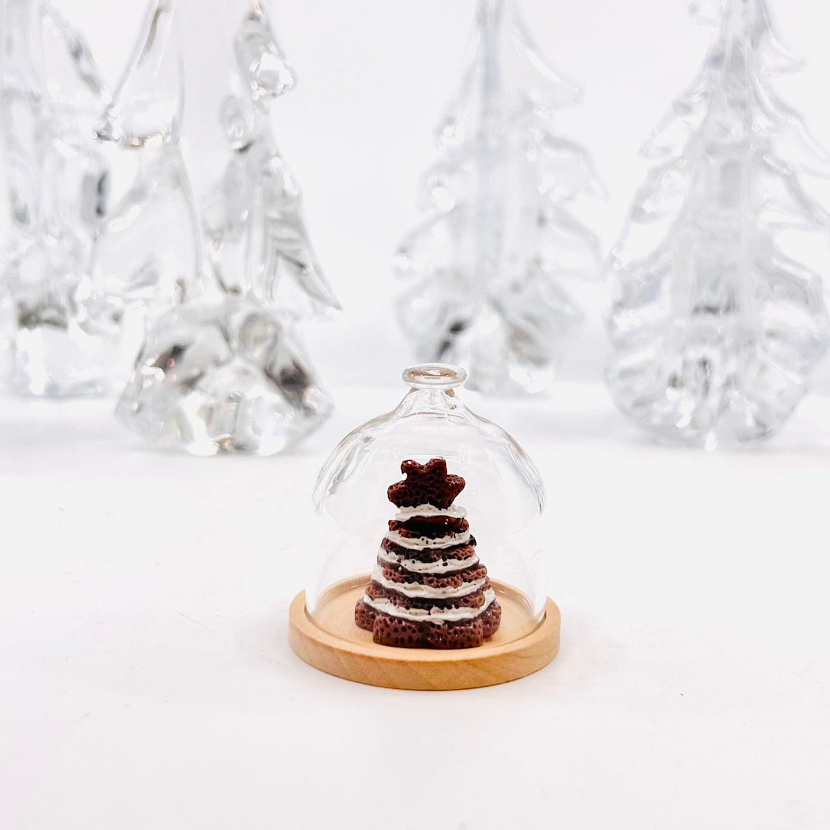 Tiniest Gingerbread Christmas Tree Cake Miniature - 