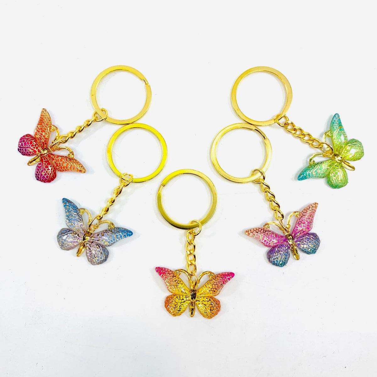 Sparkle Butterfly Keychains Accessory Alex 