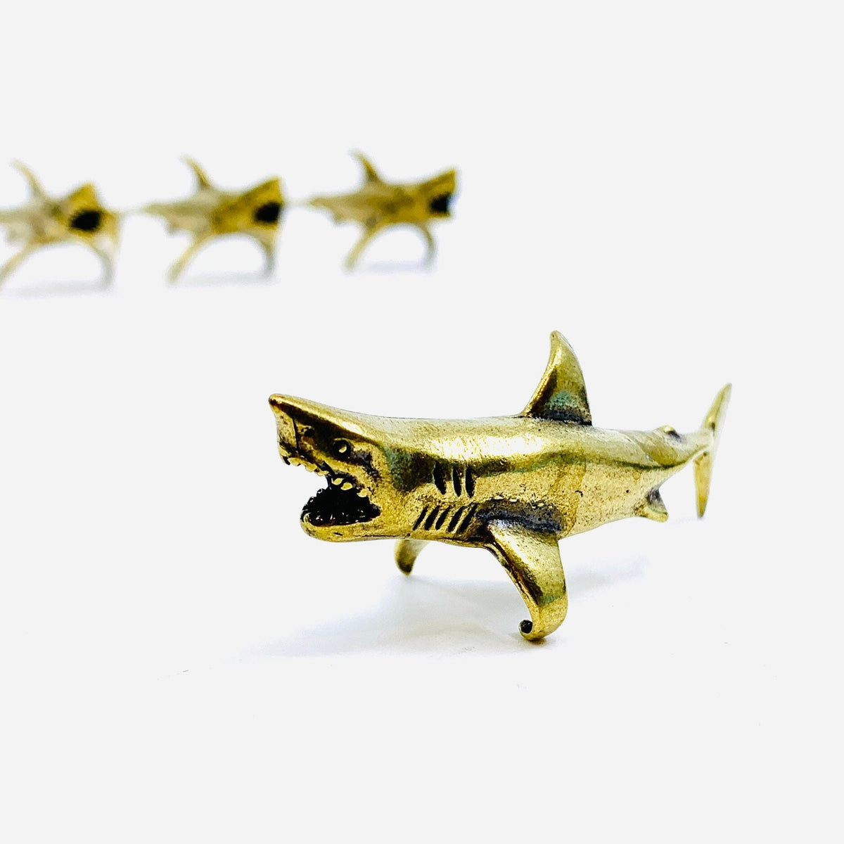 Miniature Brass Shark Miniature - 