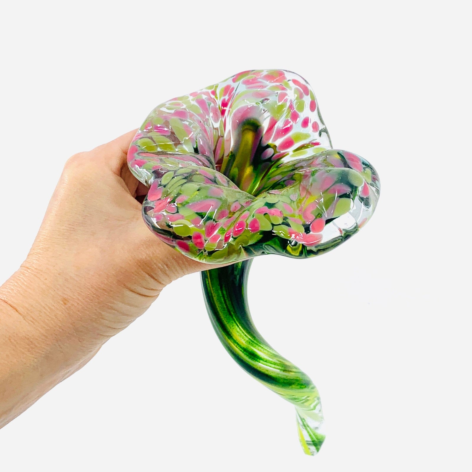 Pulled Glass Flower 21 Decor Luke Adams Glass Blowing Studio 