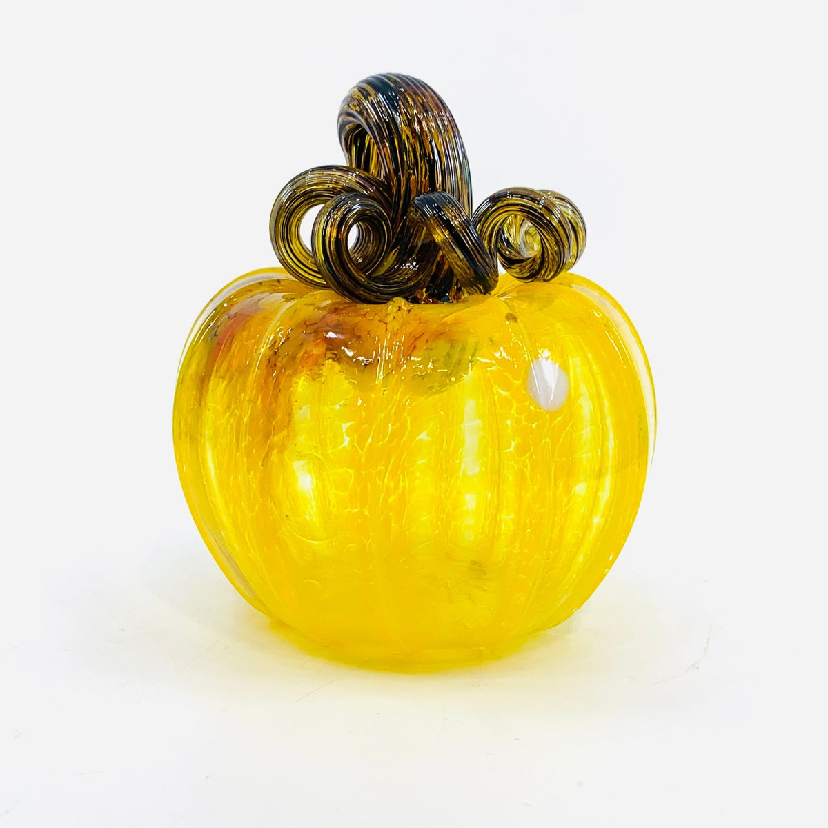 Daily Pumpkin 3084 Fall Squat Gabby Luke Adams Glass Blowing Studio 