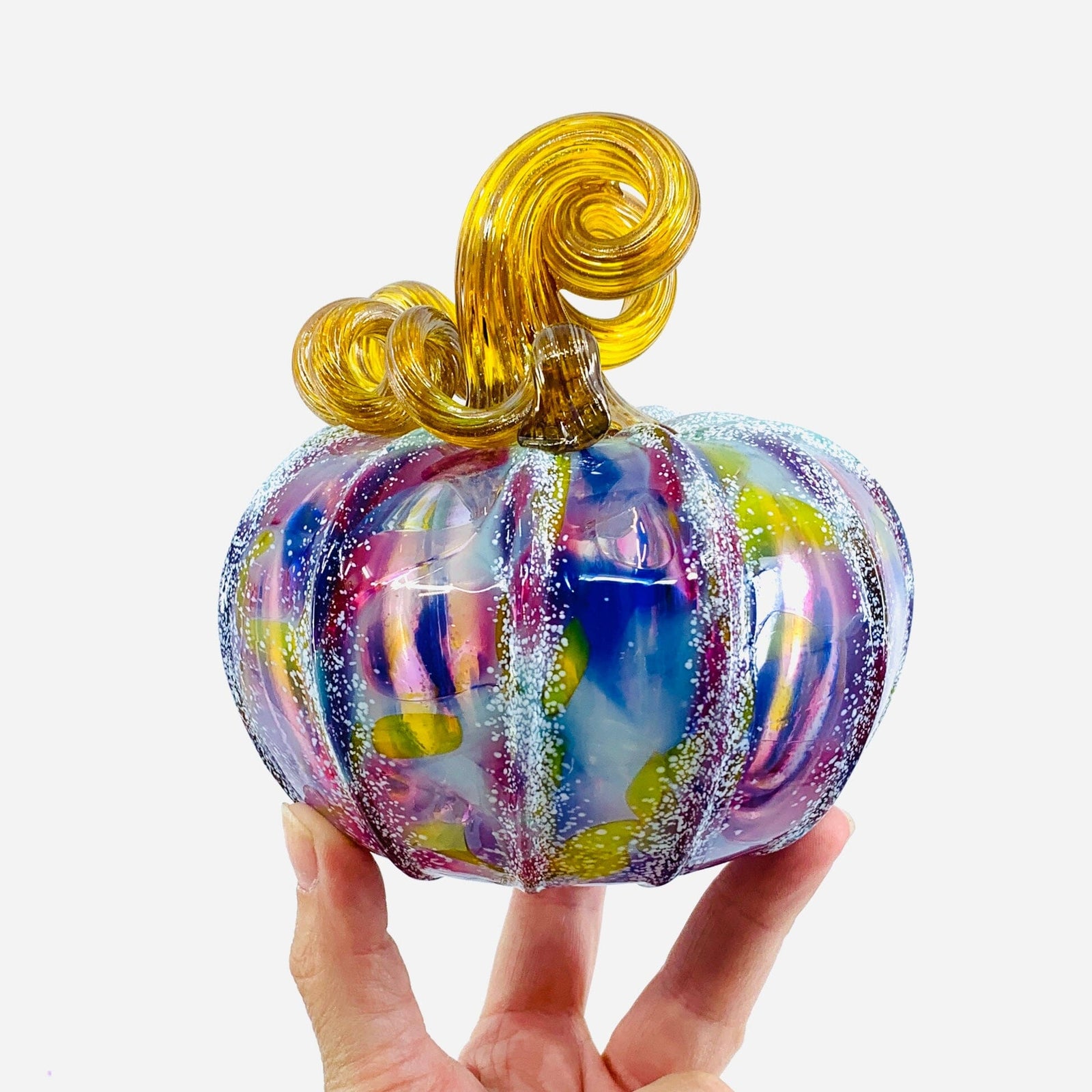 Daily Pumpkin 2553 Squat Gabby Luke Adams Glass Blowing Studio 