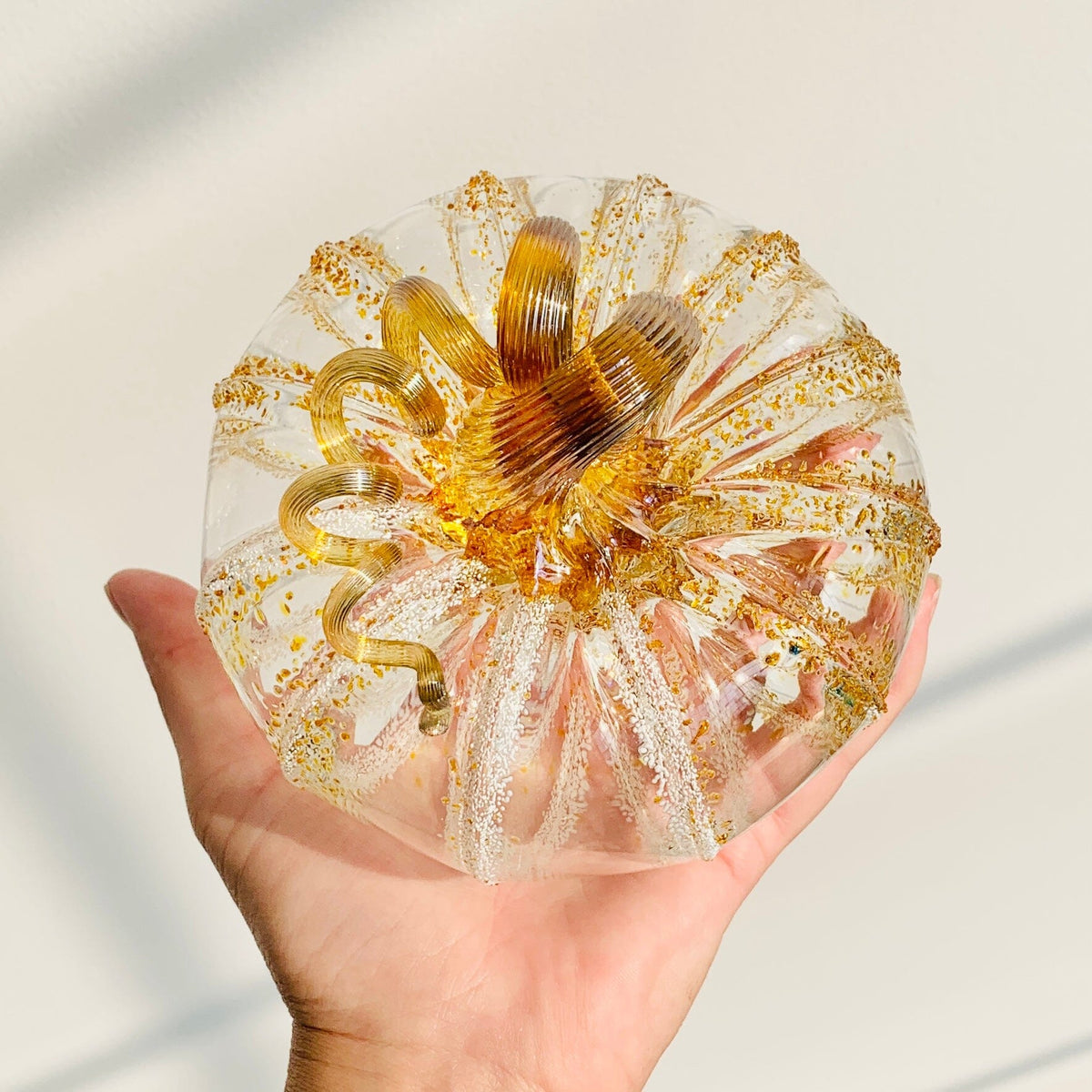 Daily Pumpkin 2784 Squat Gabby Luke Adams Glass Blowing Studio 