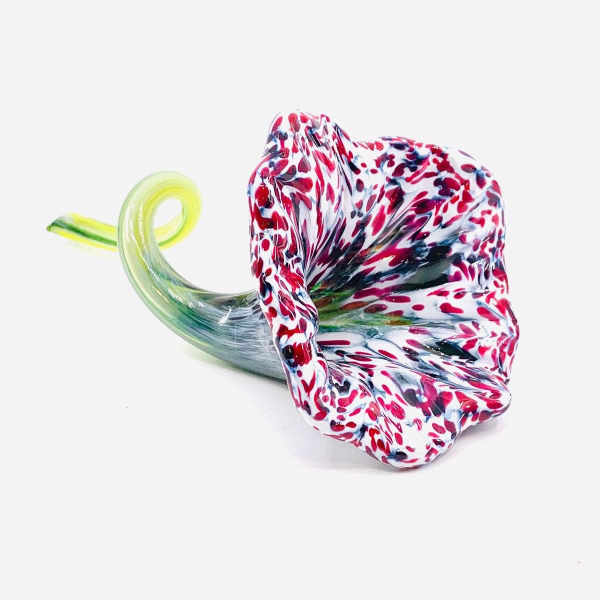 Pulled Glass Flower 100 Decor Luke Adams Glass Blowing Studio 