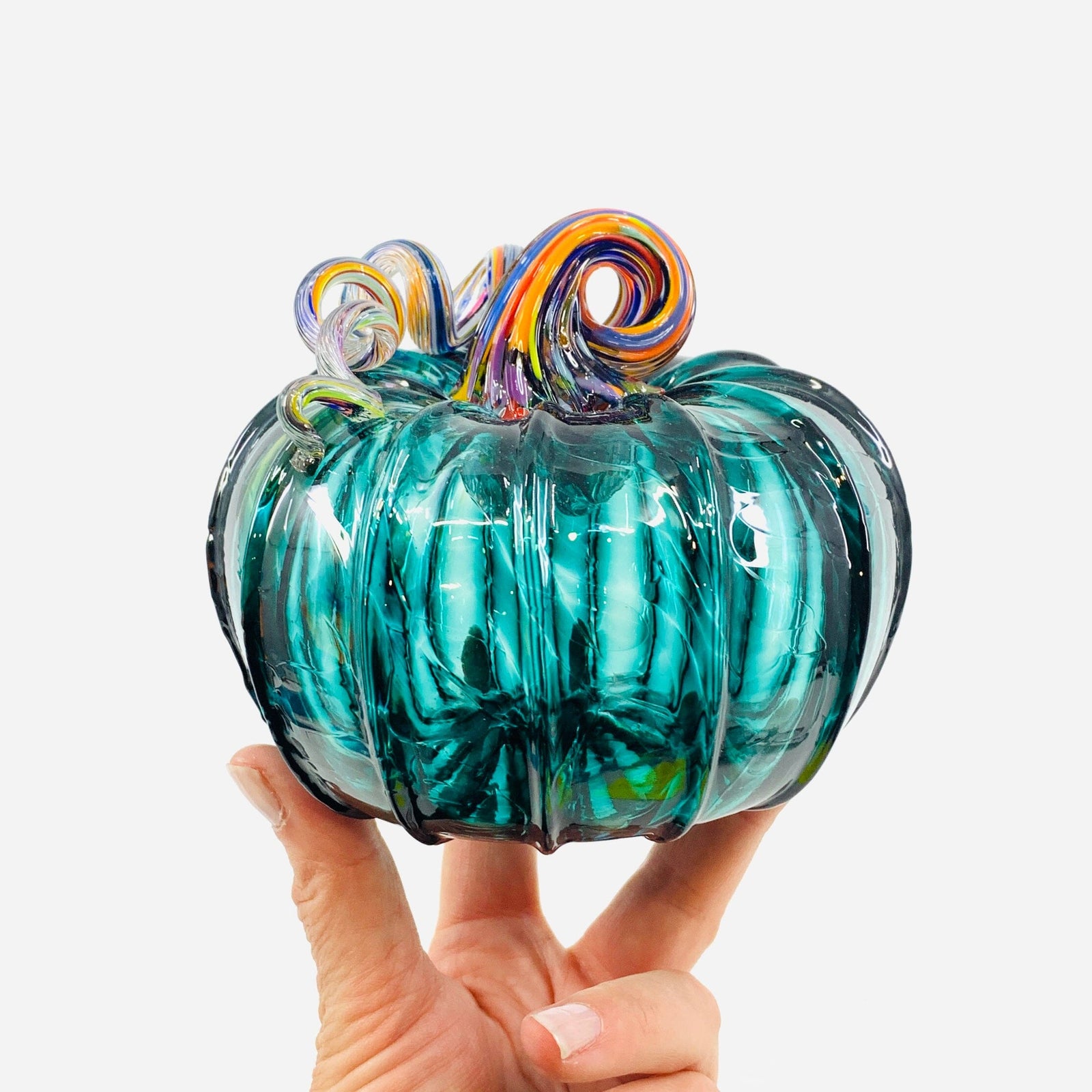 Daily Pumpkin 1070 Squat Gabby Luke Adams Glass Blowing Studio 