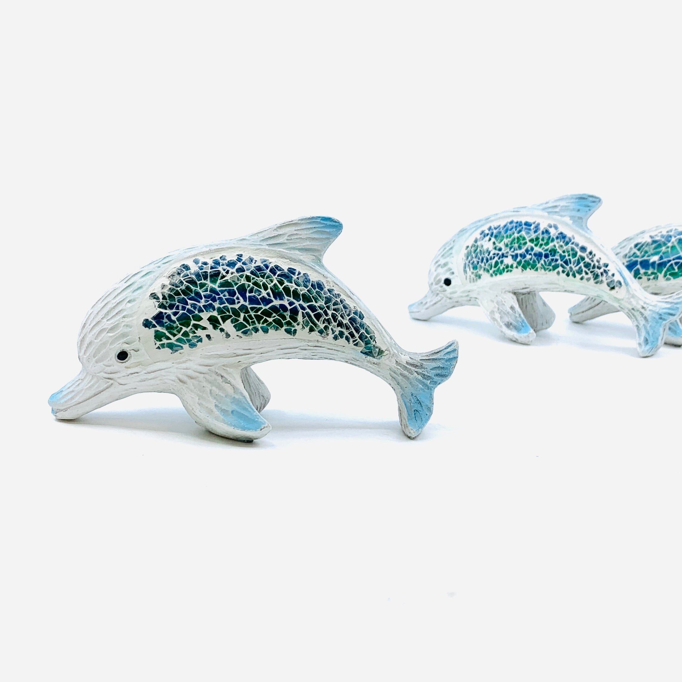 Mosaic Dolphin - Luke Adams Glass Blowing Studio