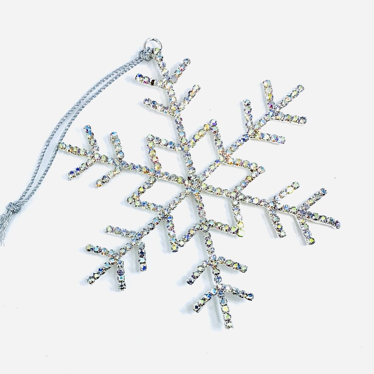 Snowflake Rhinestone Ornament 8 Oak Street 