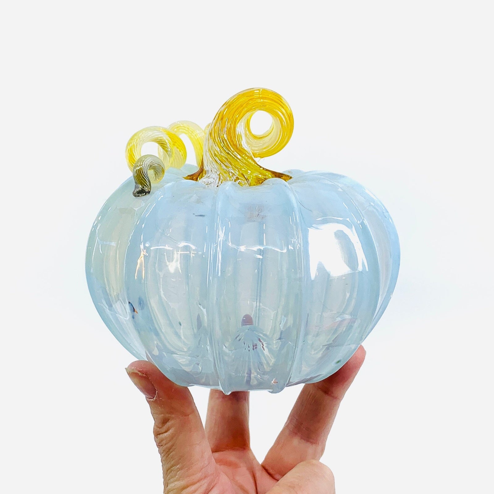 Daily Pumpkin 1471 Squat Gabby Luke Adams Glass Blowing Studio 