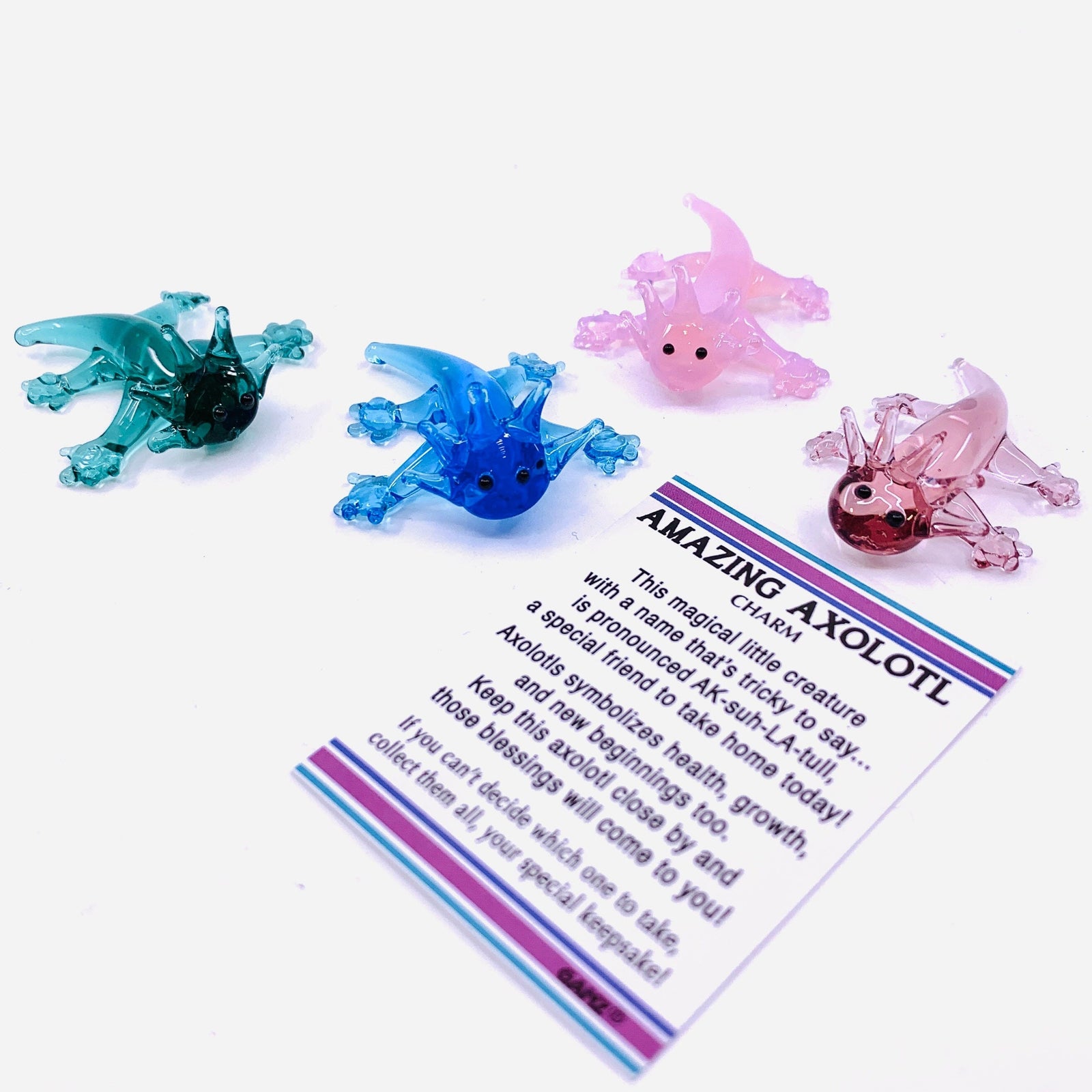 Amazing Axolotl Pocket Charm PT89 Miniature GANZ 