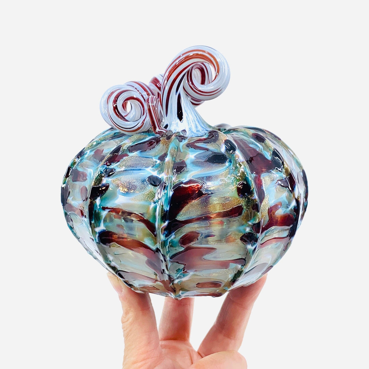 Daily Pumpkin 1471 Holiday Squat Gabby Luke Adams Glass Blowing Studio 