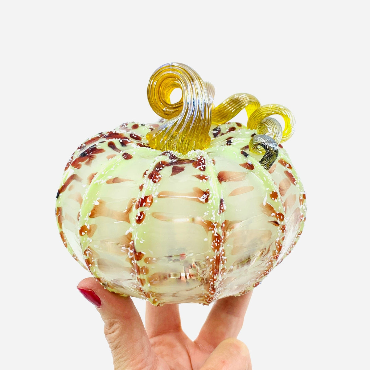 Daily Pumpkin 2153 Holiday Squat and Mercury Tree Ornament Gabby Luke Adams Glass Blowing Studio 