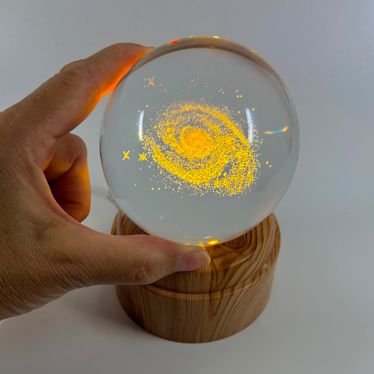 Milky Way  Rotating Crystal Ball Lamp
