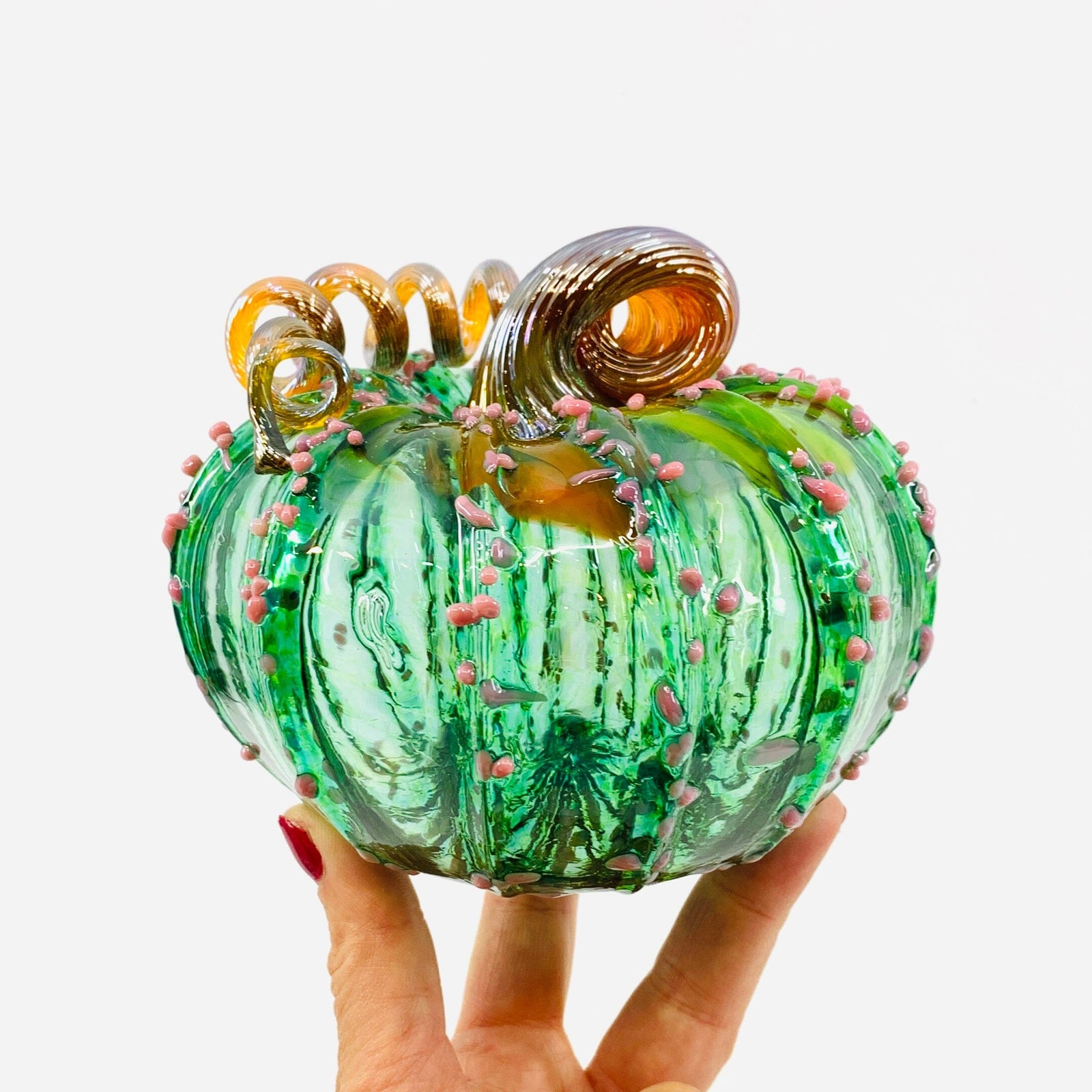 Daily Pumpkin 1995 Squat Gabby Luke Adams Glass Blowing Studio 