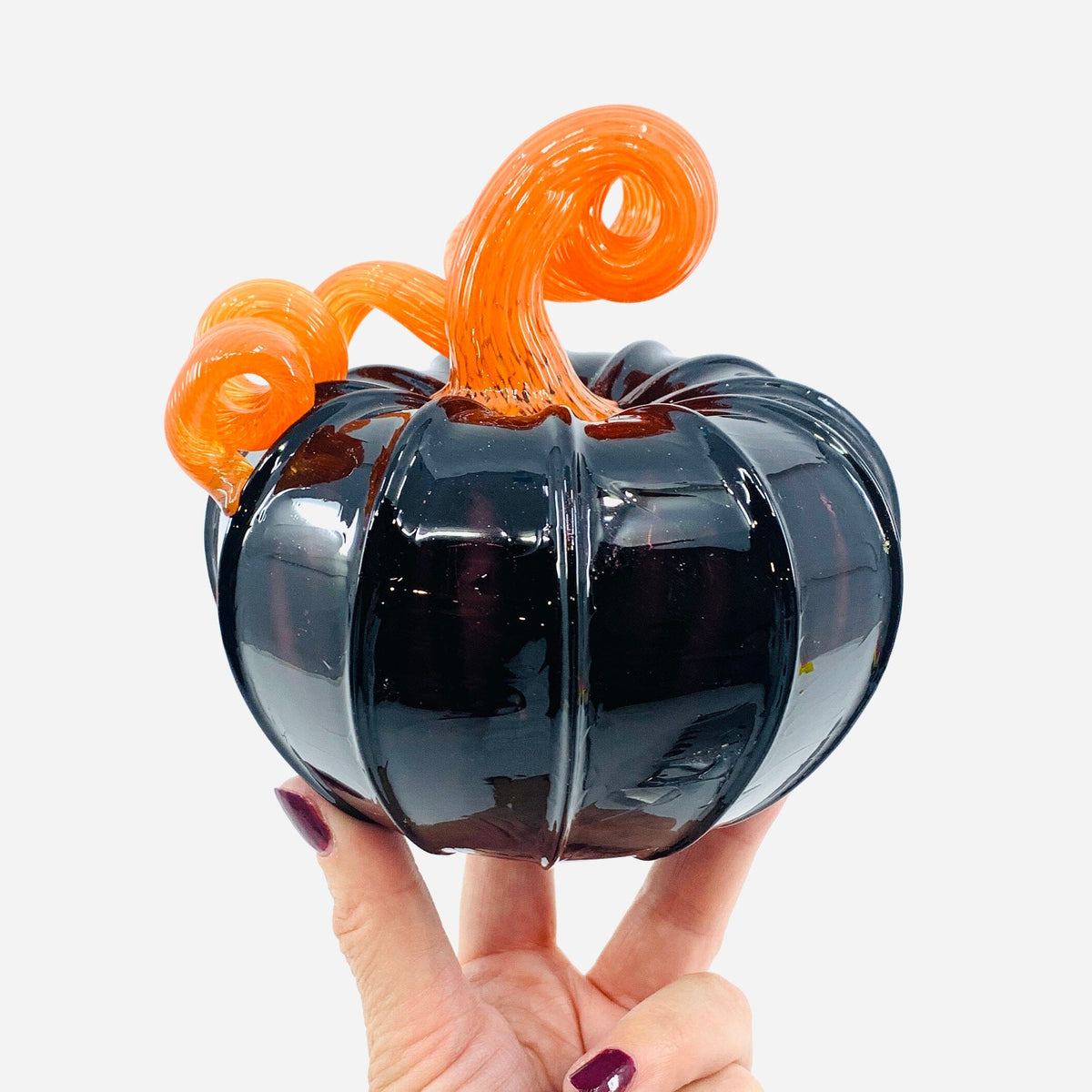 Daily Pumpkin 3899 Fall Squat Gabby Luke Adams Glass Blowing Studio 