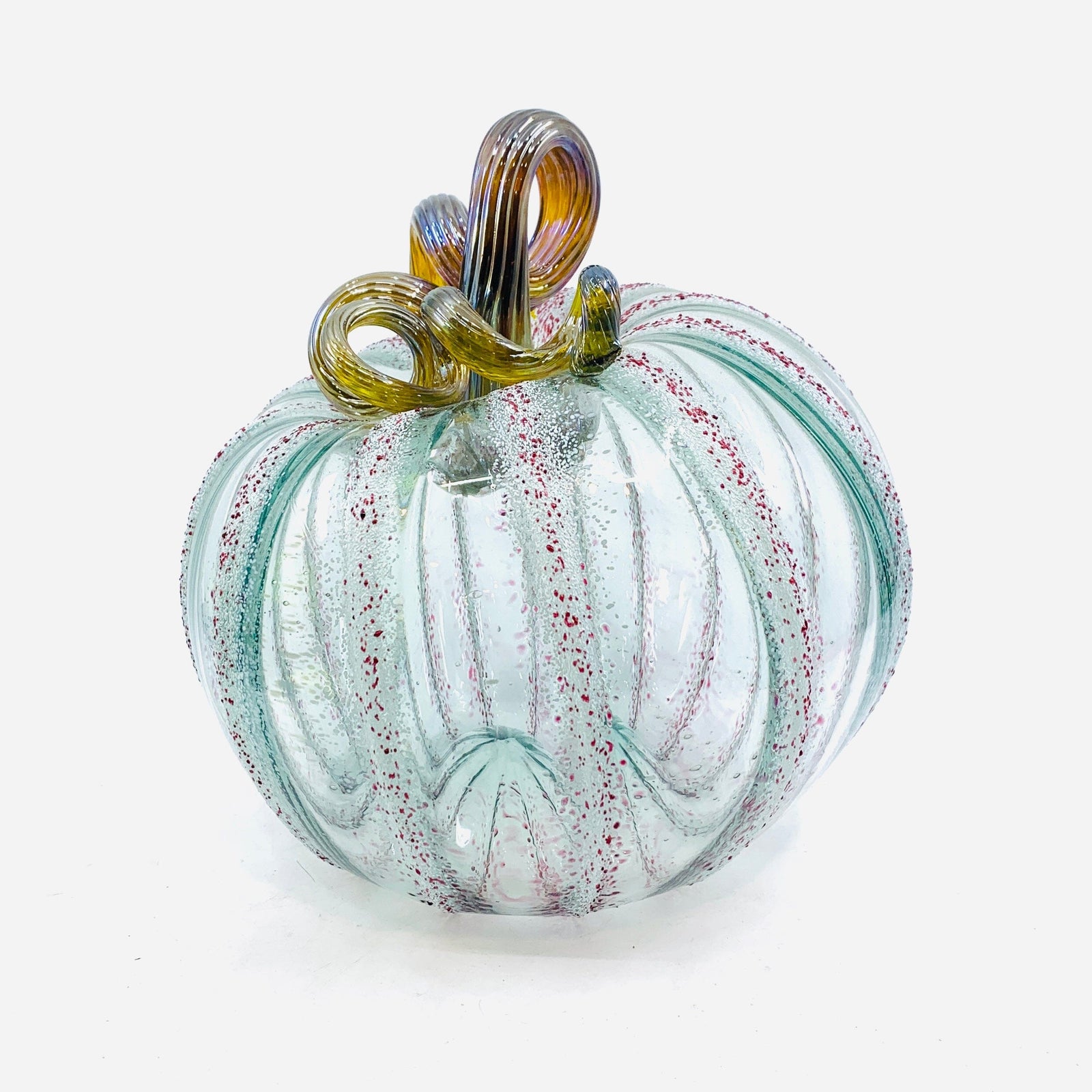 Daily Pumpkin 2713 “Reclaimed Glass” Sweetheart Large Gabby Luke Adams Glass Blowing Studio 