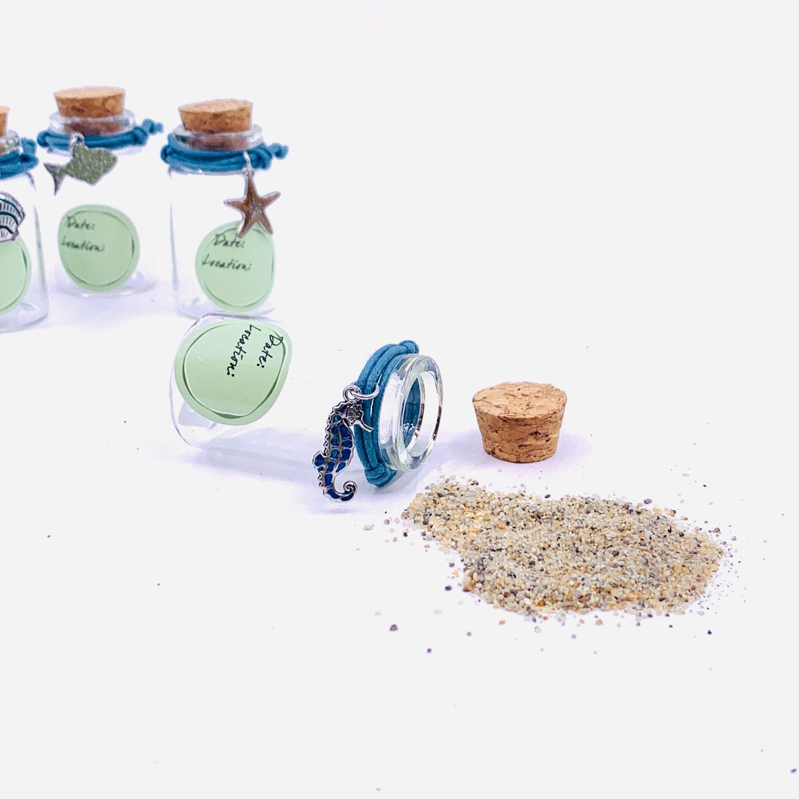 Keepsake Sand Jar and Bracelet, Sea Turtle Jewelry GANZ 