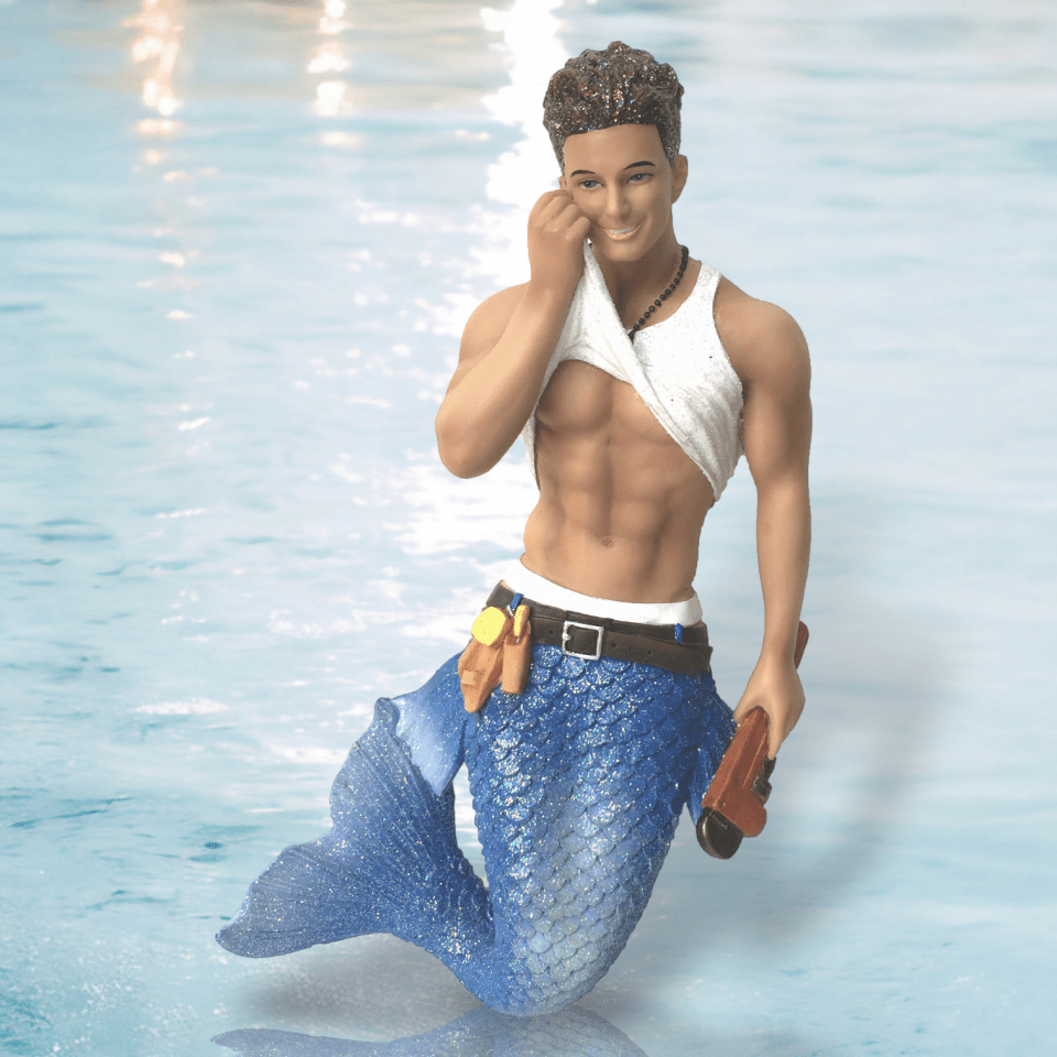 Plumbers Crack Merman Ornament December Diamonds 