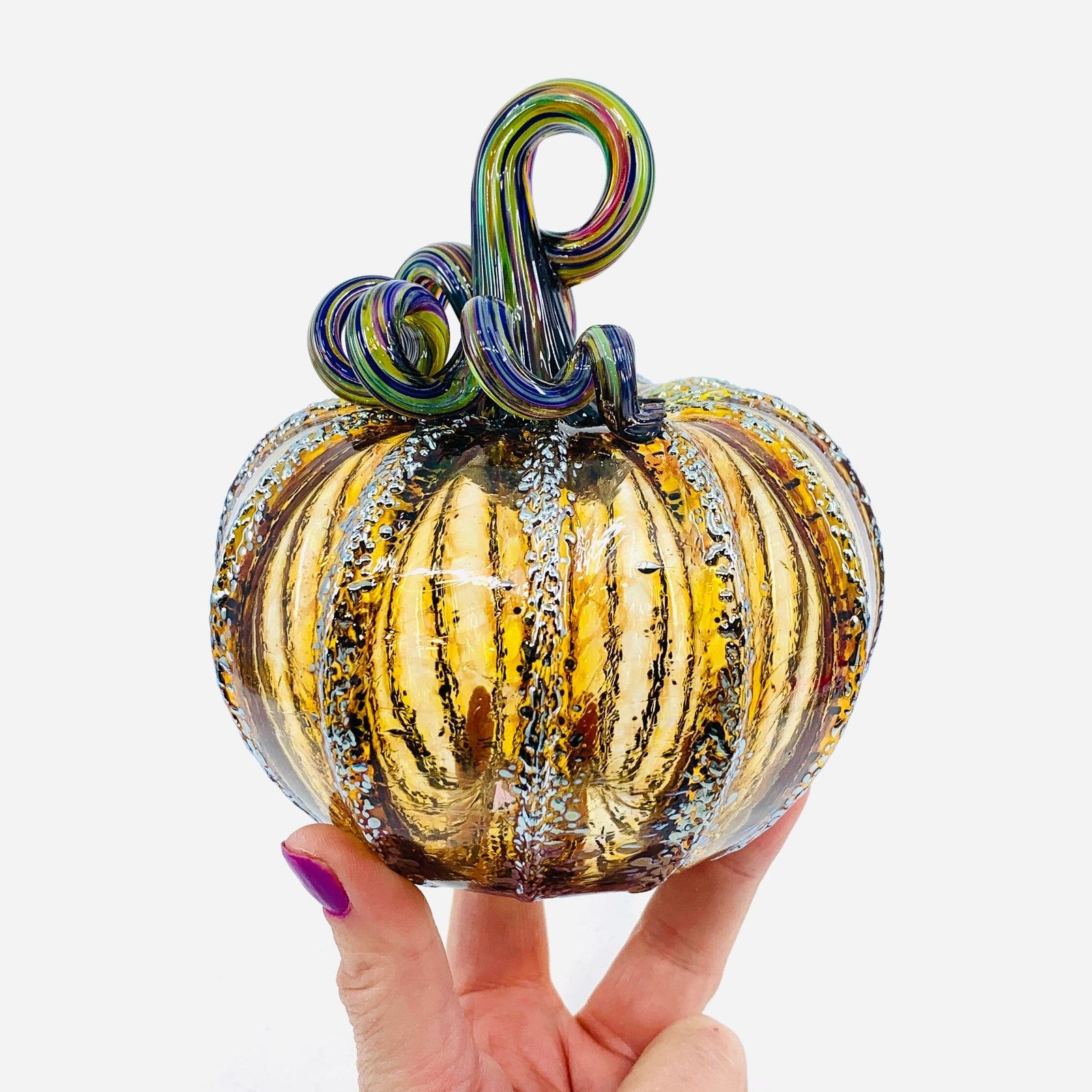 Daily Pumpkin 2970 Squat Gabby Luke Adams Glass Blowing Studio 
