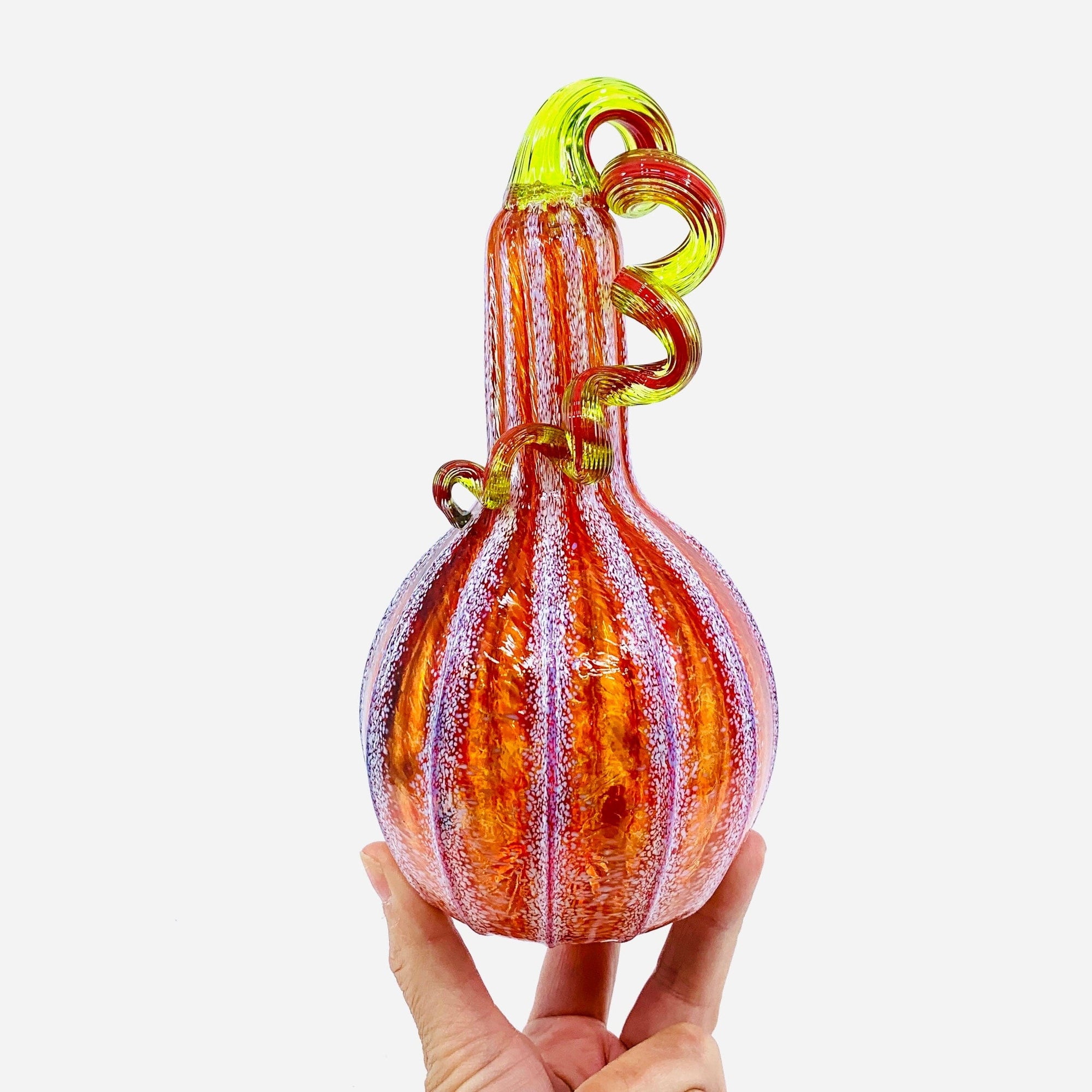 Daily Pumpkin 1407 Holiday Gourd Gabby Luke Adams Glass Blowing Studio 