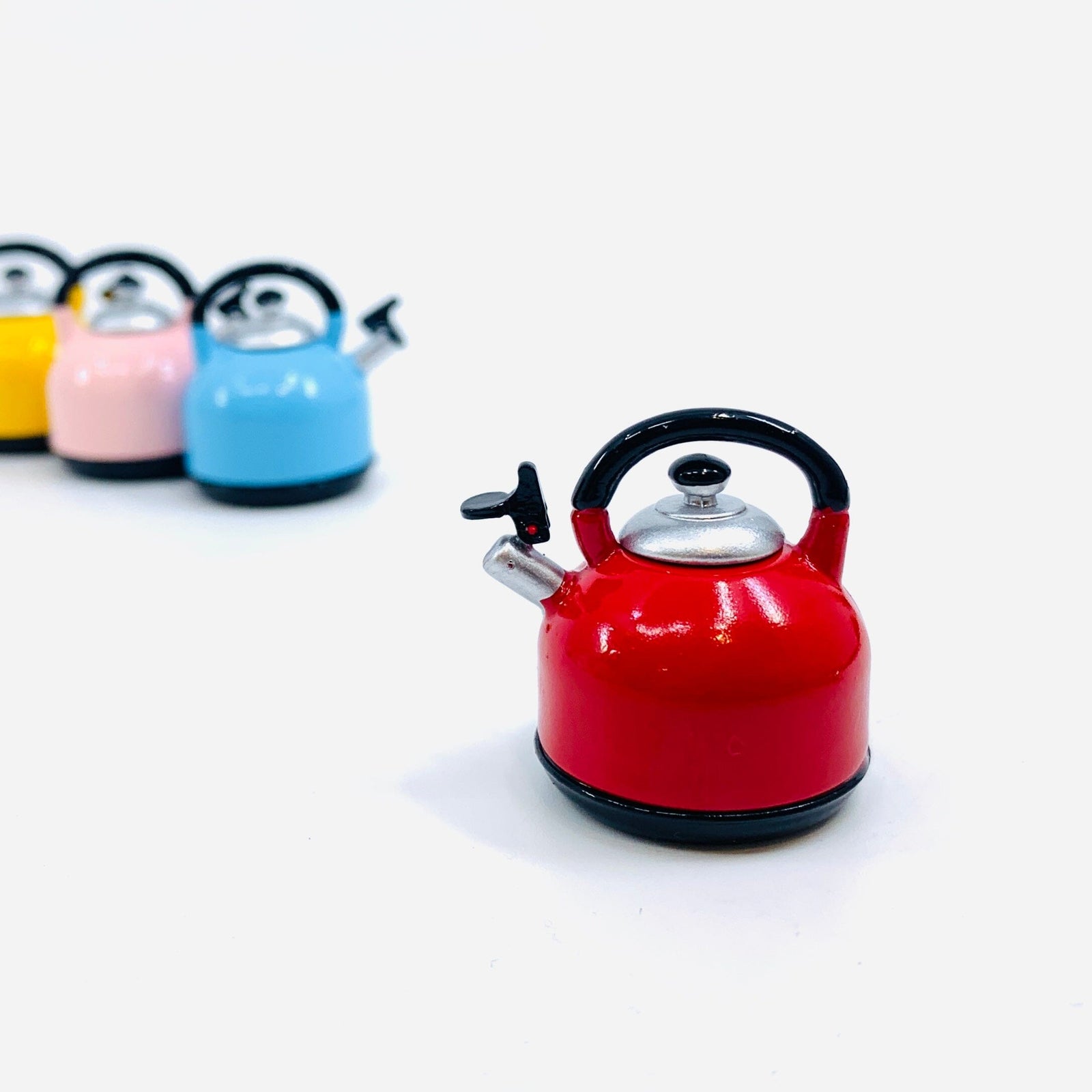 Miniature Kettle, Red Miniature - 