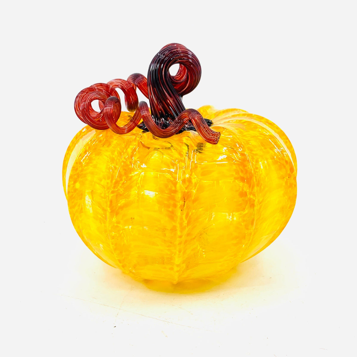 Daily Pumpkin 1192 Squat Daily Pumpkin Luke Adams Glass Blowing Studio 