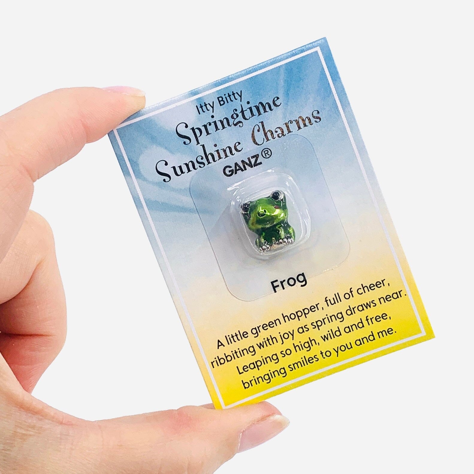 Itty Bitty Springtime Sunshine Charms, Frog GANZ 