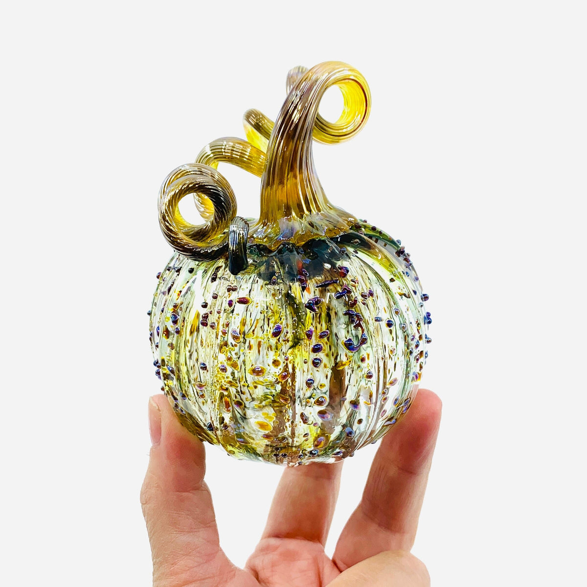 Daily Pumpkin 3481 Mini Gabby Luke Adams Glass Blowing Studio 