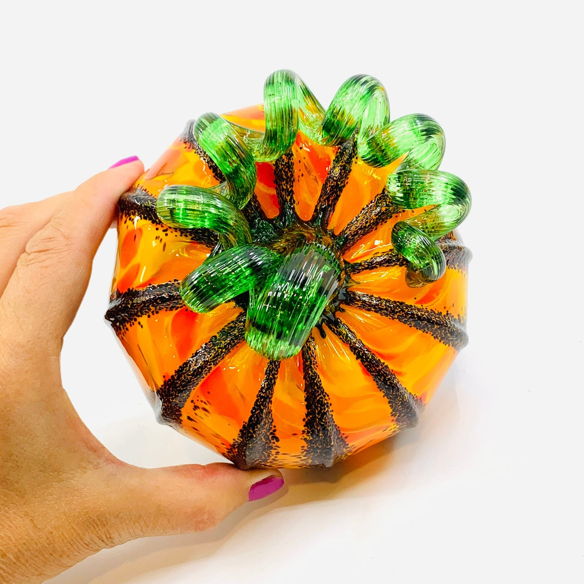 Bewitched Squat Pumpkin Inspo Luke Adams Glass Blowing Studio 